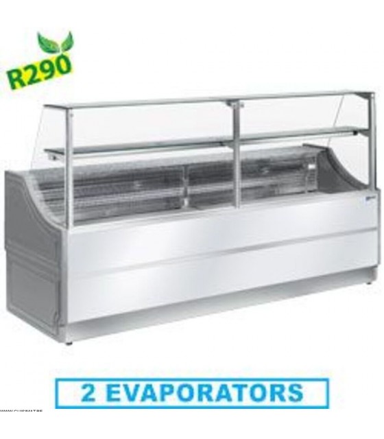 COMPTOIRS VITRINES REFRIGEREES AVEC RESERVE 150CM DIAMOND dans COMPTOIR