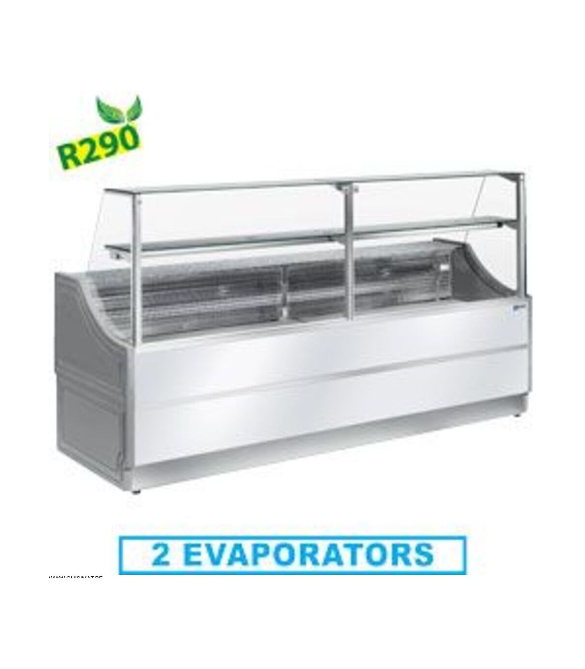 COMPTOIRS VITRINES REFRIGEREES AVEC RESERVE 150CM DIAMOND dans COMPTOIR