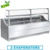 COMPTOIR-VITRINE REFRIGERE AVEC RESERVE 250CM DIAMOND OL250A2RR2BB dans COMPTOIR