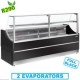 COMPTOIR-VITRINE REFRIGERE AVEC RESERVE 250CM DIAMOND