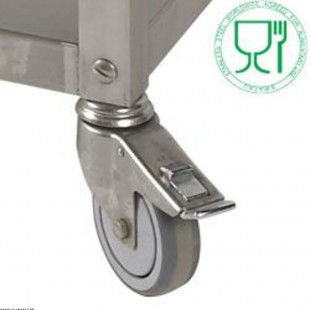 EOL  KIT DE 4 ROUES Ø100MM (2 AVEC FREINS) DIAMOND dans DIAMOND