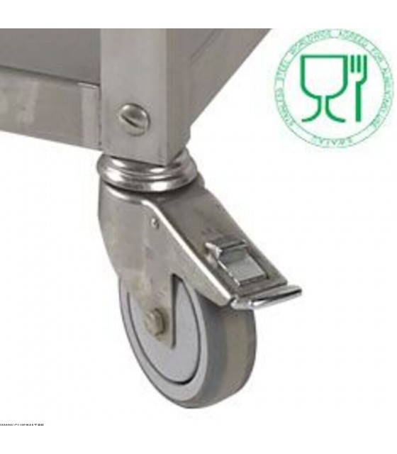 EOL  KIT DE 4 ROUES Ø100MM (2 AVEC FREINS) DIAMOND dans DIAMOND