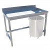 TABLE PREPARATION VIANDES OU POISSONS MURALE 120CM DIAMOND dans TABLES INOX