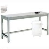 TABLE DE DEBARRASSAGE AVEC VIDE ORDURE + BA 140CM DIAMOND dans TABLES INOX