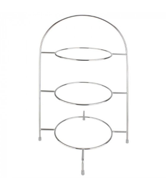 PRESENTOIR SALON DE THE POUR 3 ASSIETTES MAX. Ø270MM CUISIMAT dans PRESENTATION