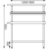 TABLE DE PREPARATION INOX 120CM dans TABLES INOX