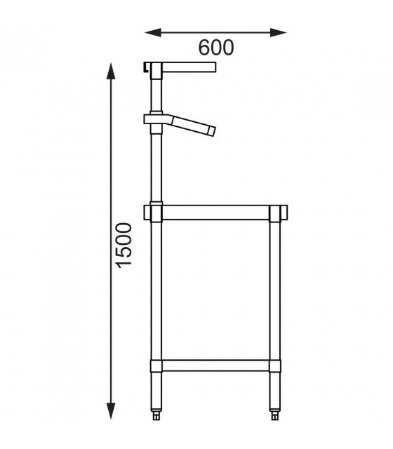 TABLE DE PREPARATION INOX 120CM dans TABLES INOX