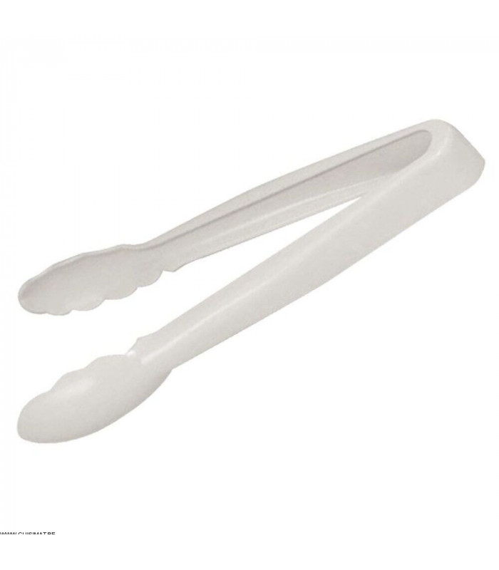 PINCE DE SERVICE BLANCHE 23CM dans USTENSILES DE SERVICE