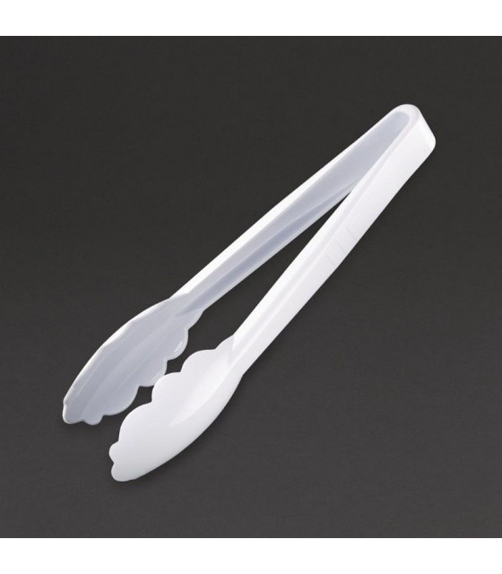 PINCE DE SERVICE BLANCHE 23CM dans USTENSILES DE SERVICE