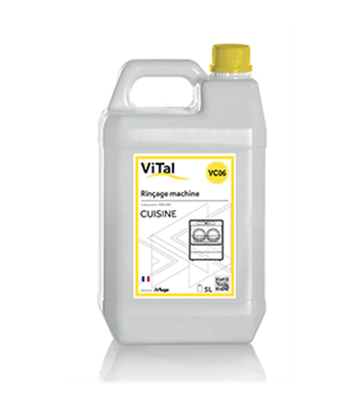 LIQUIDE RINCAGE MACHINE LV 5LT EAU DURE VITAL CUISINE dans LAVE VAISSELLE