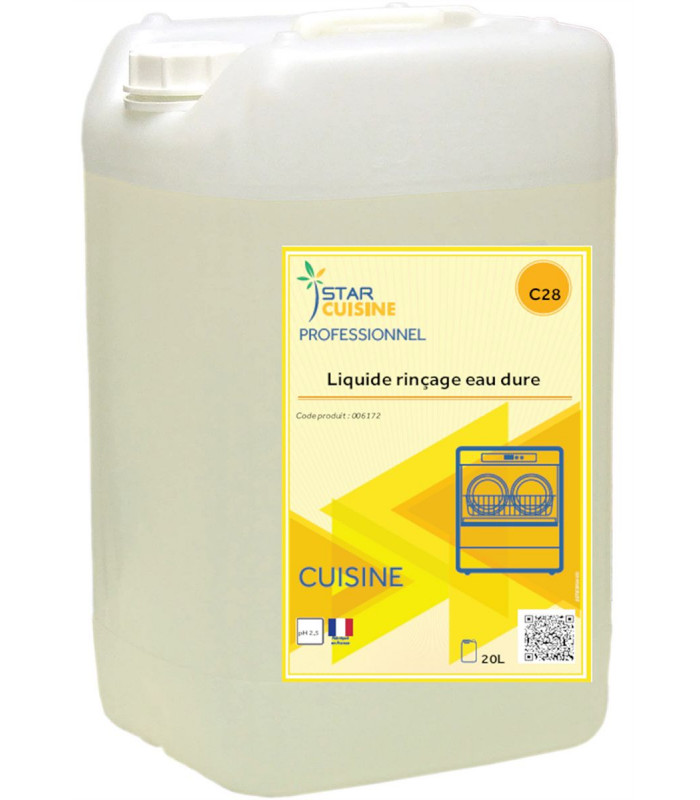 LIQUIDE RINCAGE LV 20LT EAU DURE STAR CUISINE C28 dans LAVE VAISSELLE