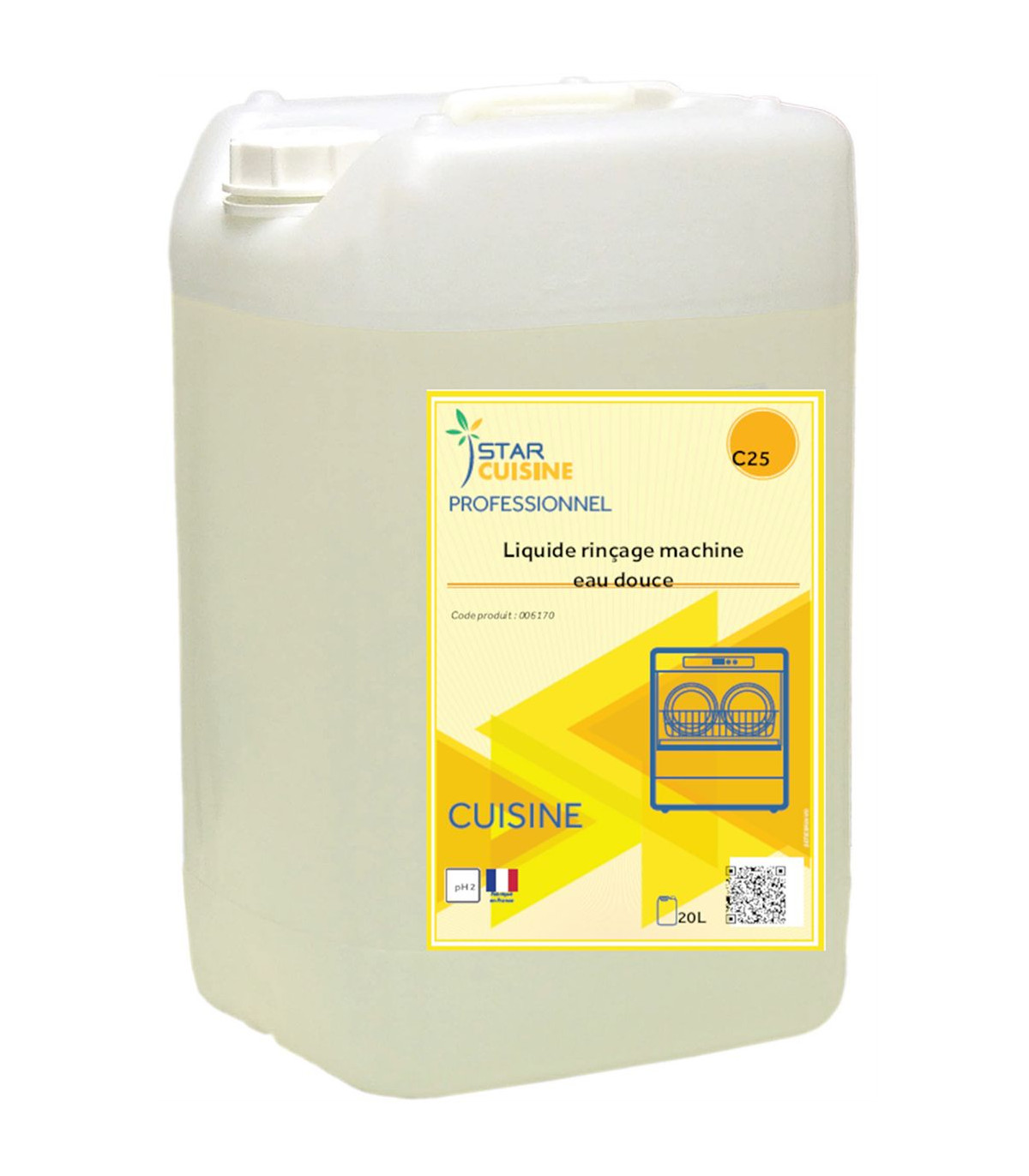 LIQUIDE RINCAGE LV 20LT EAU DOUCE STAR CUISINE dans LAVE VAISSELLE