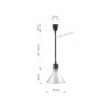 LAMPE CHAUFFANTE EXTENSIBLE CONIQUE CUIVRE dans PONT CHAUFFANT