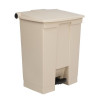 CONTENEUR A DECHETS CAPACITE 68LT BEIGE RUBBERMAID dans POUBELLES