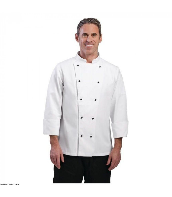 EOL  VESTE CHEF MIXTE CHICAGO TAILLE XS WHITES dans VESTE