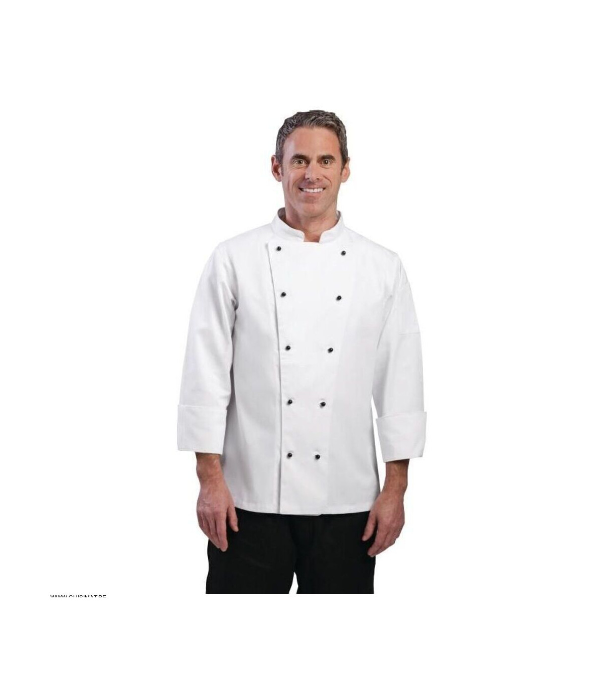 EOL  VESTE CHEF MIXTE CHICAGO TAILLE XS WHITES dans VESTE