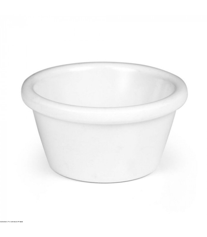 RAMEQUIN EN MELAMINE BLANC A SAUCE 5.5CL LOT DE 12 CUISIMAT dans MELAMINE