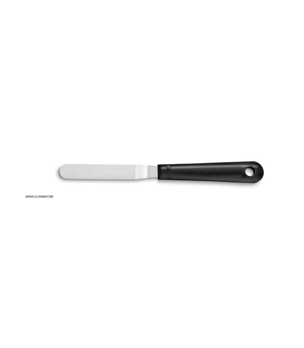 SPATULETTE INOX COUDEE 10CM CUISIMAT dans SPATULES