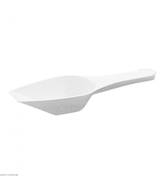 Pelle Doseuse 1 Litre En Plastique Alimentaire - Blanc, Idéale Pour Farine, Graines Et Légumineuses