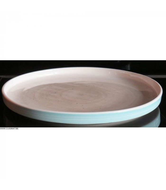 SPRING ASSIETTE PLATE BEIGE/BLEU 260MM dans VAISSELLE