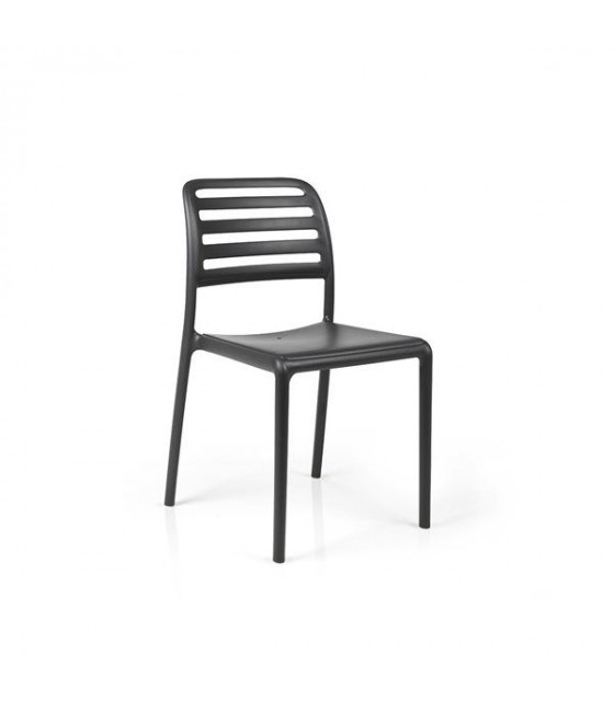 CHAISE COSTA BISTROT ANTHRACITE AMOBIS dans CHAISES