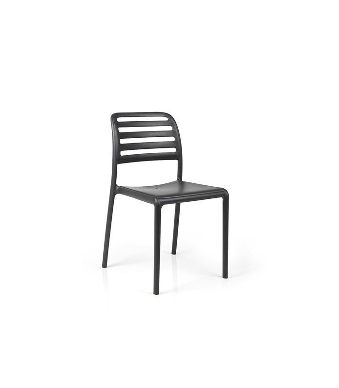 CHAISE COSTA BISTROT ANTHRACITE AMOBIS dans CHAISES