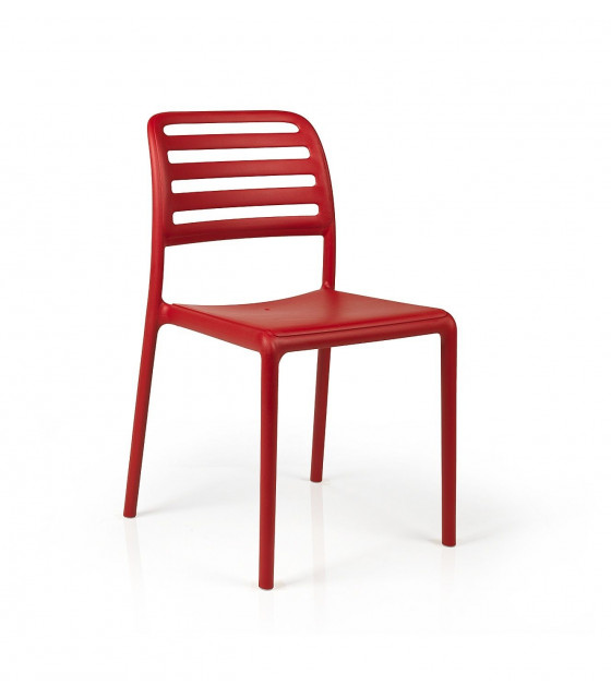 CHAISE COSTA BISTROT ROUGE AMOBIS dans CHAISES