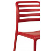 CHAISE COSTA BISTROT ROUGE AMOBIS dans CHAISES