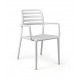 FAUTEUIL COSTA BISTROT BLANC AMOBIS