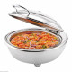 CHAFING DISH GENOA ROND 6.8LT ELECTRIQUE INOX 18/10
