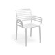 FAUTEUIL DOGA BLANC AMOBIS