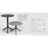 TABLE SPRITZ Ø60CM CAFE - 2 HAUTEURS POSSIBLES AMOBIS dans TABLE EN RESINE