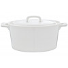 COCOTTE AVEC COUVERCLE BLANCHE DIAM 13 CM X H 6 CM dans VAISSELLE