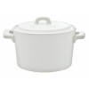 COCOTTE AVEC COUVERCLE BLANCHE DIAM 10 CM X H 6 CM dans VAISSELLE