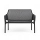 CANAPE 2 PLACES NET BENCH ANTHRACITE AMOBIS