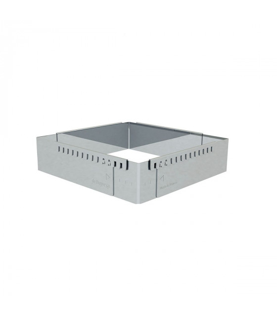 CADRE INOX EXTENSIBLE 16X16X5CM -  30X30X5CM DE BUYER dans BOITES A DECOUPOIRS