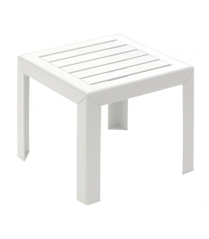 TABLE BASSE MIAMI 40X40 BLANC AMOBIS dans TABLE BASSE