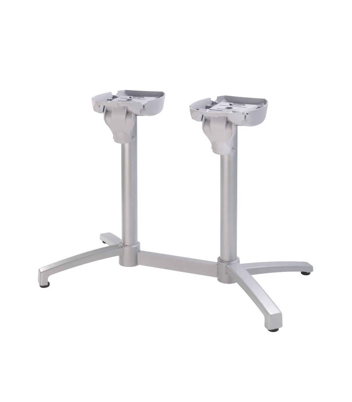 PIED DOUBLE X-ONE GRIS AMOBIS dans TABLE EN KIT CUISIMAT-AMOBIS