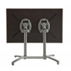 PIED DOUBLE X-ONE GRIS AMOBIS dans TABLE EN KIT CUISIMAT-AMOBIS