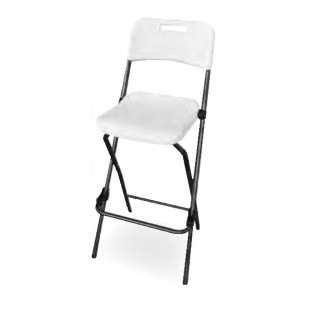 CHAISE PLIANTE GRANITE 88X42X39 BLANC dans CHAISES