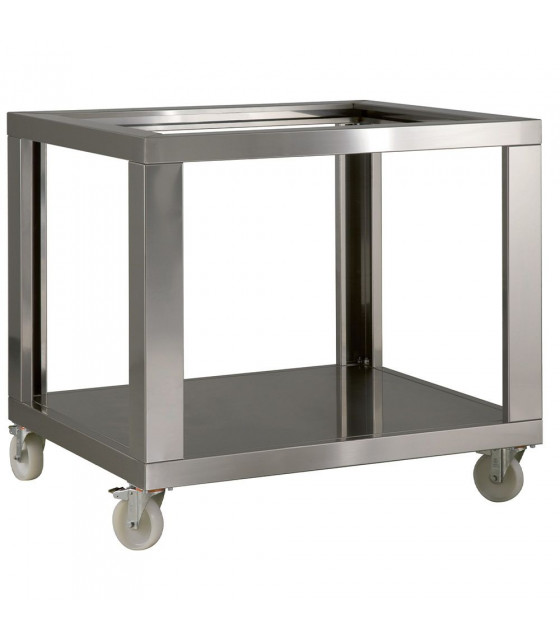 SUPPORT EN ACIER SIMILI INOX 1 X GL935DBB AVEC ROUES, 2 AVEC FREINS DIAMOND dans DIAMOND