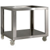 SUPPORT EN ACIER SIMILI INOX 1 X GL935DBB AVEC ROUES, 2 AVEC FREINS DIAMOND dans DIAMOND