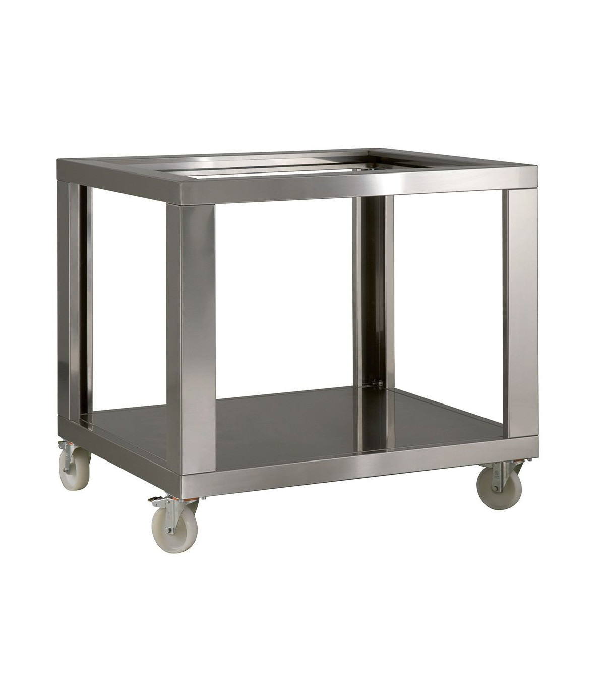 SUPPORT EN ACIER SIMILI INOX 1 X GL935DBB AVEC ROUES, 2 AVEC FREINS DIAMOND dans DIAMOND