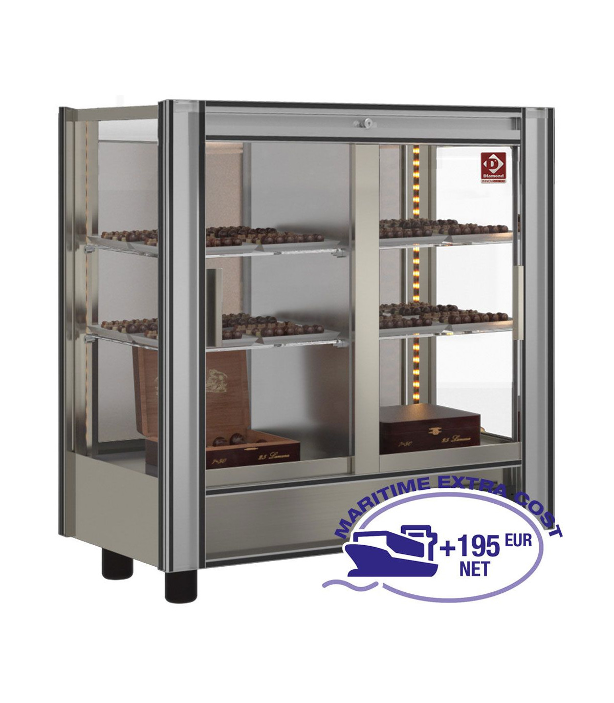 VITRINE REFRIGERRE A CHOCOLAT 216LT MODULABLE DIAMOND dans FRIGOS VITRINES