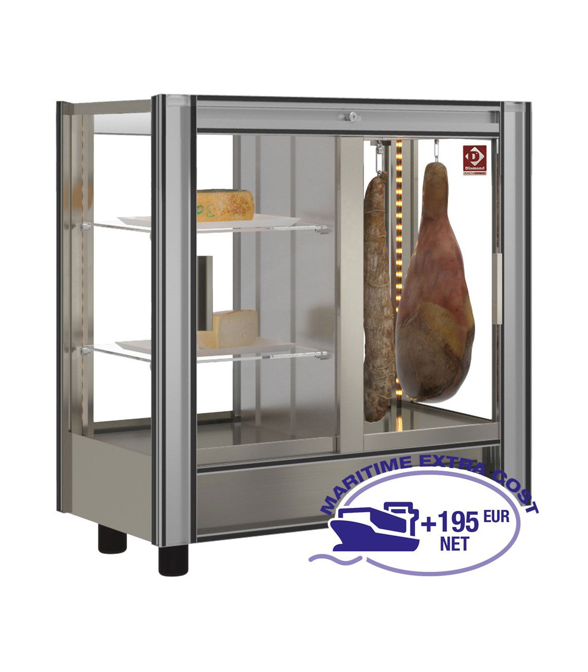 VITRINE REFRIGEREE CHARCUTERIE 216LT TRAVERSANTE ET MODULABLE DIAMOND dans FRIGOS VITRINES