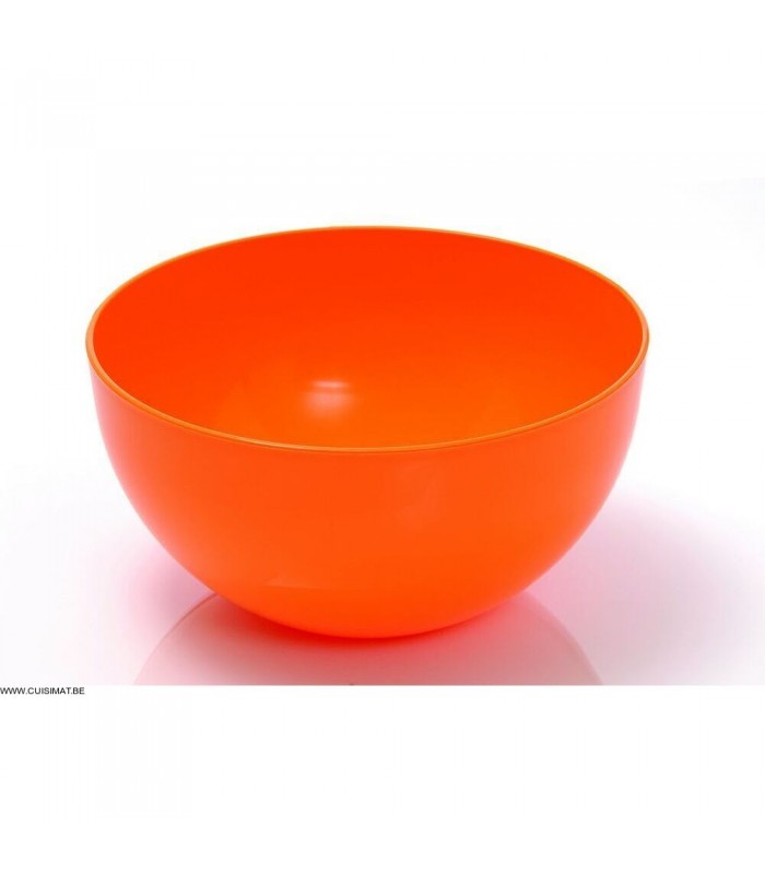 SALADIER CRISTAL OPAQUE Ø23CM ORANGE SIMEP dans PRESENTATION DE BUFFET