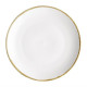 ASSIETTES PLATES RONDES COULEUR CRAIE KILN 280MM (LOT DE 4)