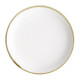 ASSIETTES PLATES RONDES COULEUR CRAIE KILN 230MM (LOT DE 6)