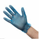 EOL  GANTS EN VINYL BLEUS TAILLE S 100 PIECES