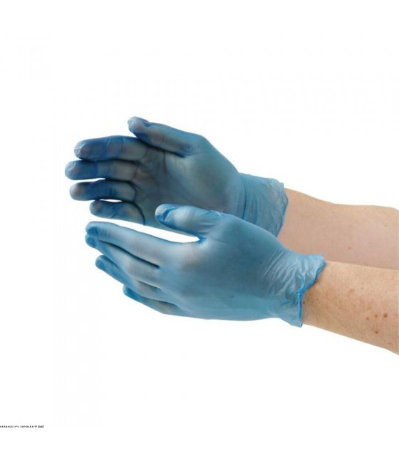 EOL  GANTS EN VINYL BLEUS TAILLE S 100 PIECES dans GANTS